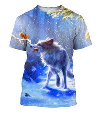 Animals Wolves Hoodie 3D All Over Printed