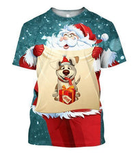 Santa Ugly Christmas And Shorts All Over Print 3D Hoodie