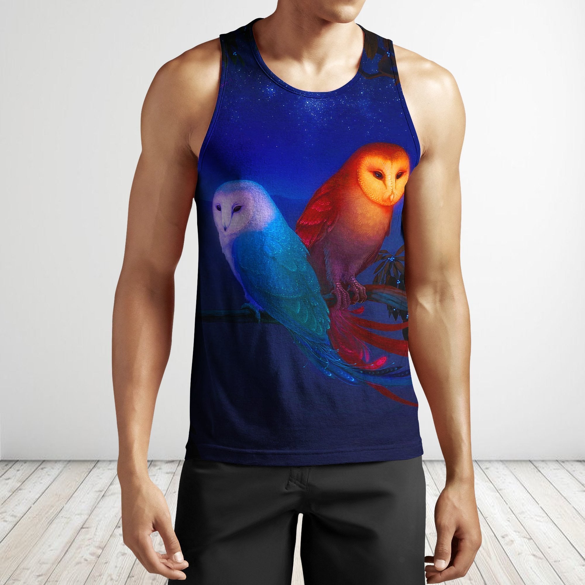 Couple Owl All Over Print 3D Hoodie