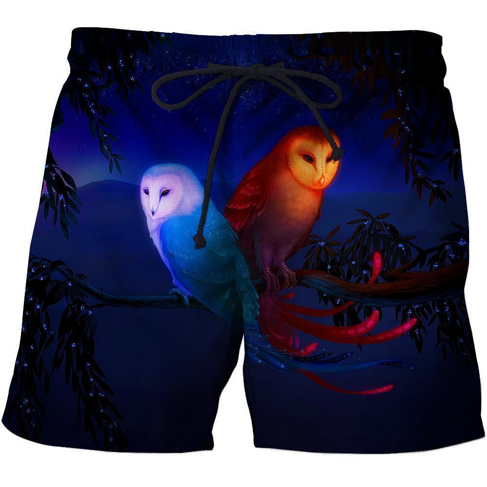 Couple Owl All Over Print 3D Hoodie