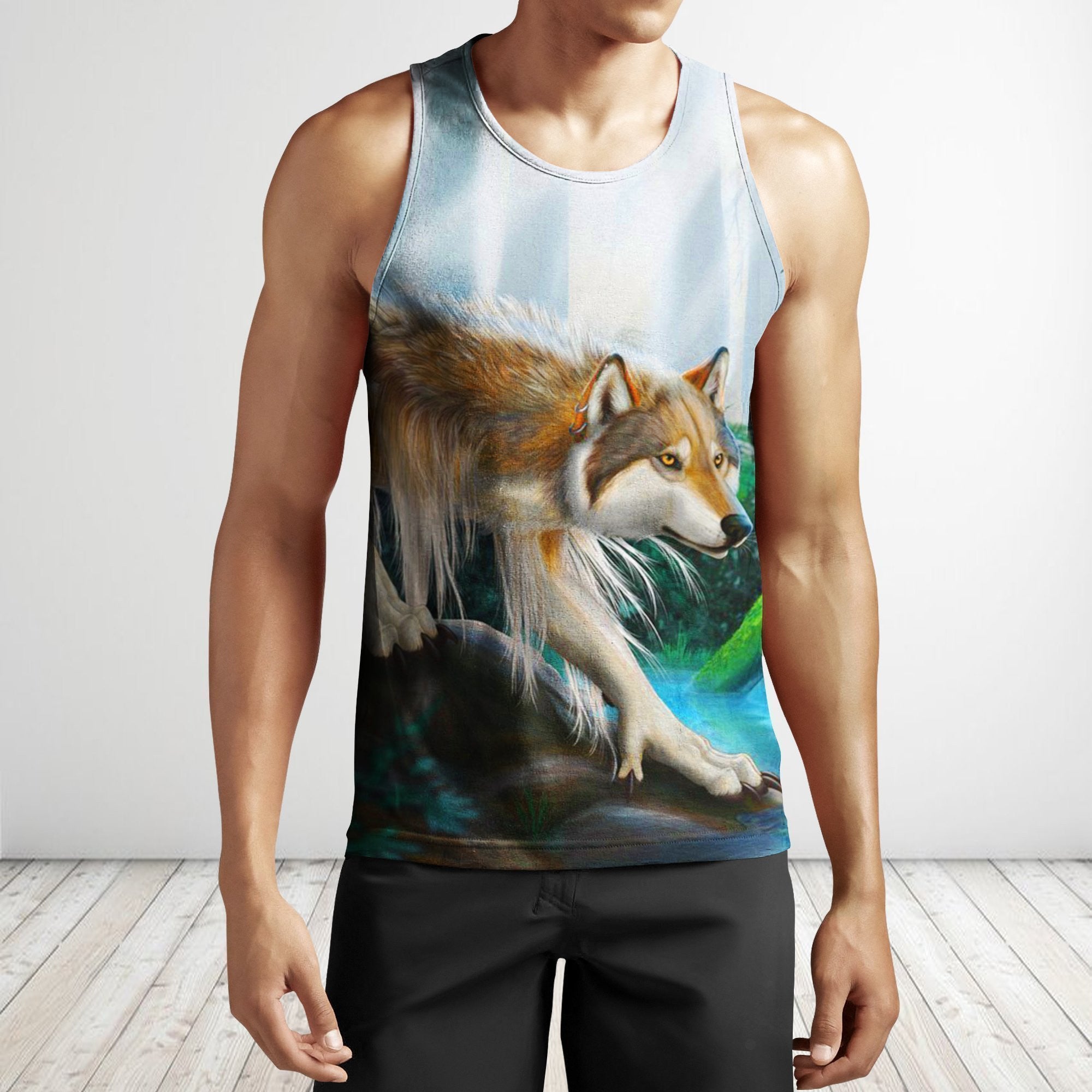 Animals Wolves Hoodie 3D All Over Printed