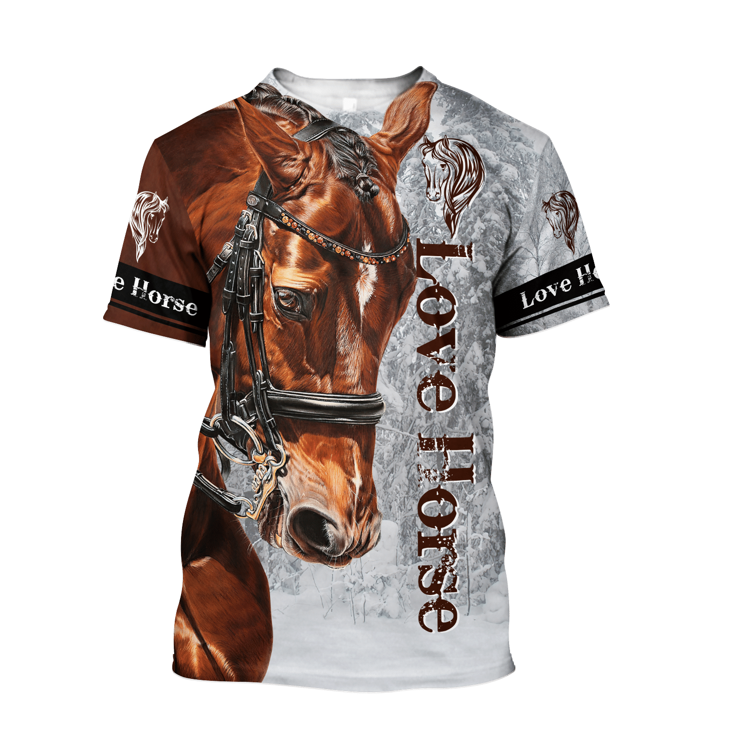 Arabian Horse 3D All Over Printed Hoodie For Men And Women