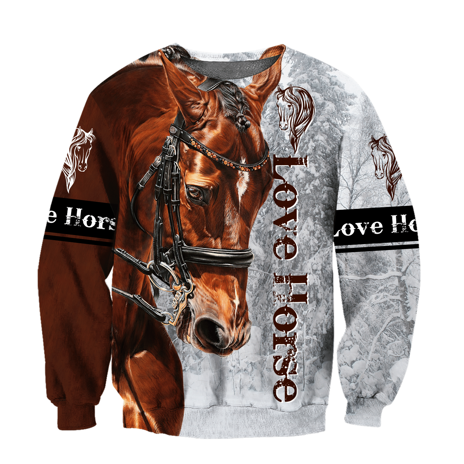 Arabian Horse 3D All Over Printed Hoodie For Men And Women