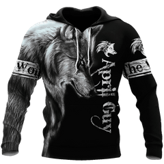 April Guy Wolf 3D Printed Unisex Shirts Hoodie