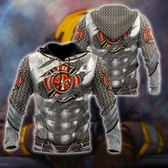 Armor Firefighter 3D Printed Hoodie For Men And Women DQB08272002-TQH - Amaze Style™-Apparel