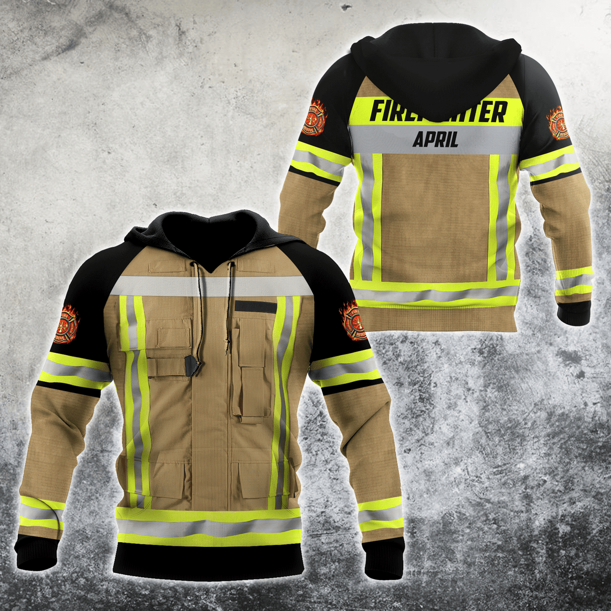 April Firefighter Hoodie For Men And Women MH27012104 - Amaze Style™-Apparel