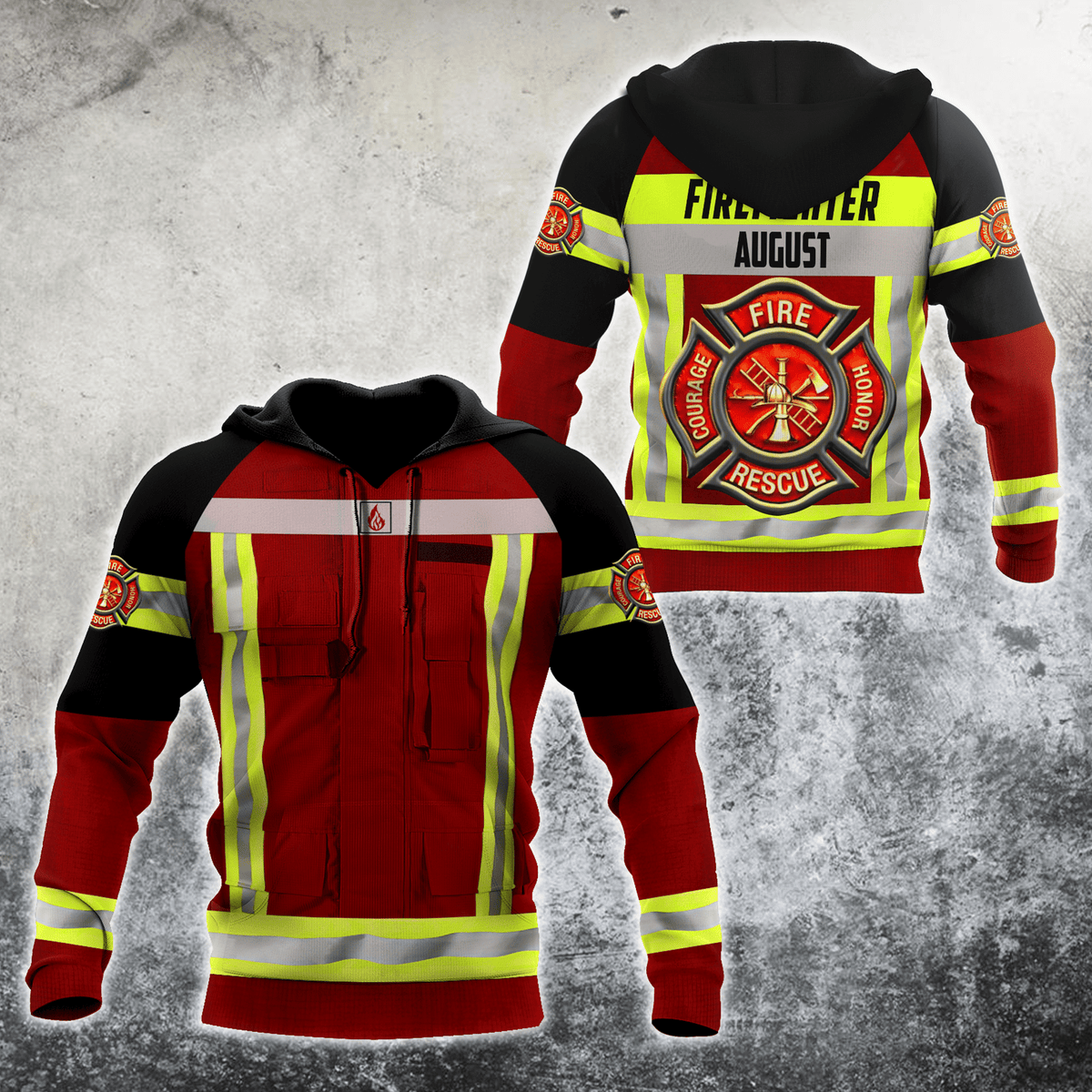 August Firefighter Hoodie For Men And Women MH28012108 - Amaze Style™-Apparel