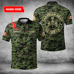 Custom Name XT Canadian Army Veteran 3D Printed Shirts Pi06042105 - Amaze Style™