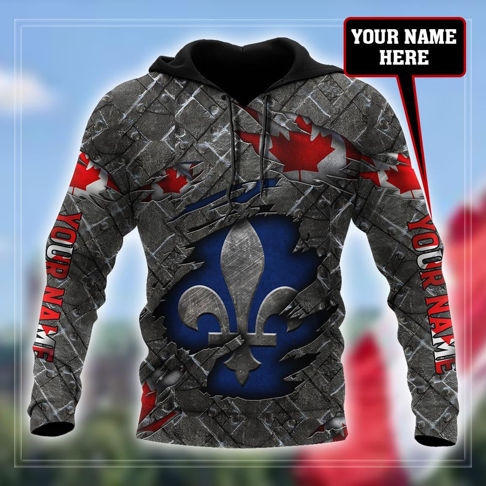 Custom Name XT Quebec 3D Printed Clothes - Amaze Style™