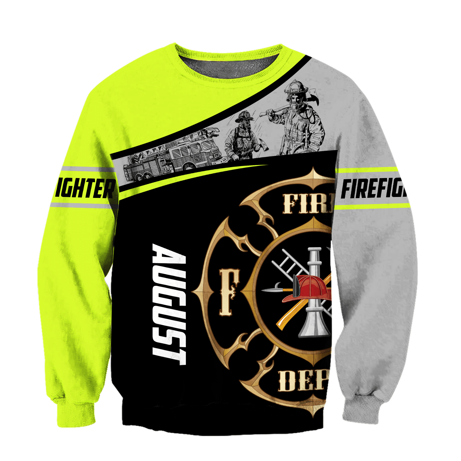 August Firefighter Hoodie For Men And Women