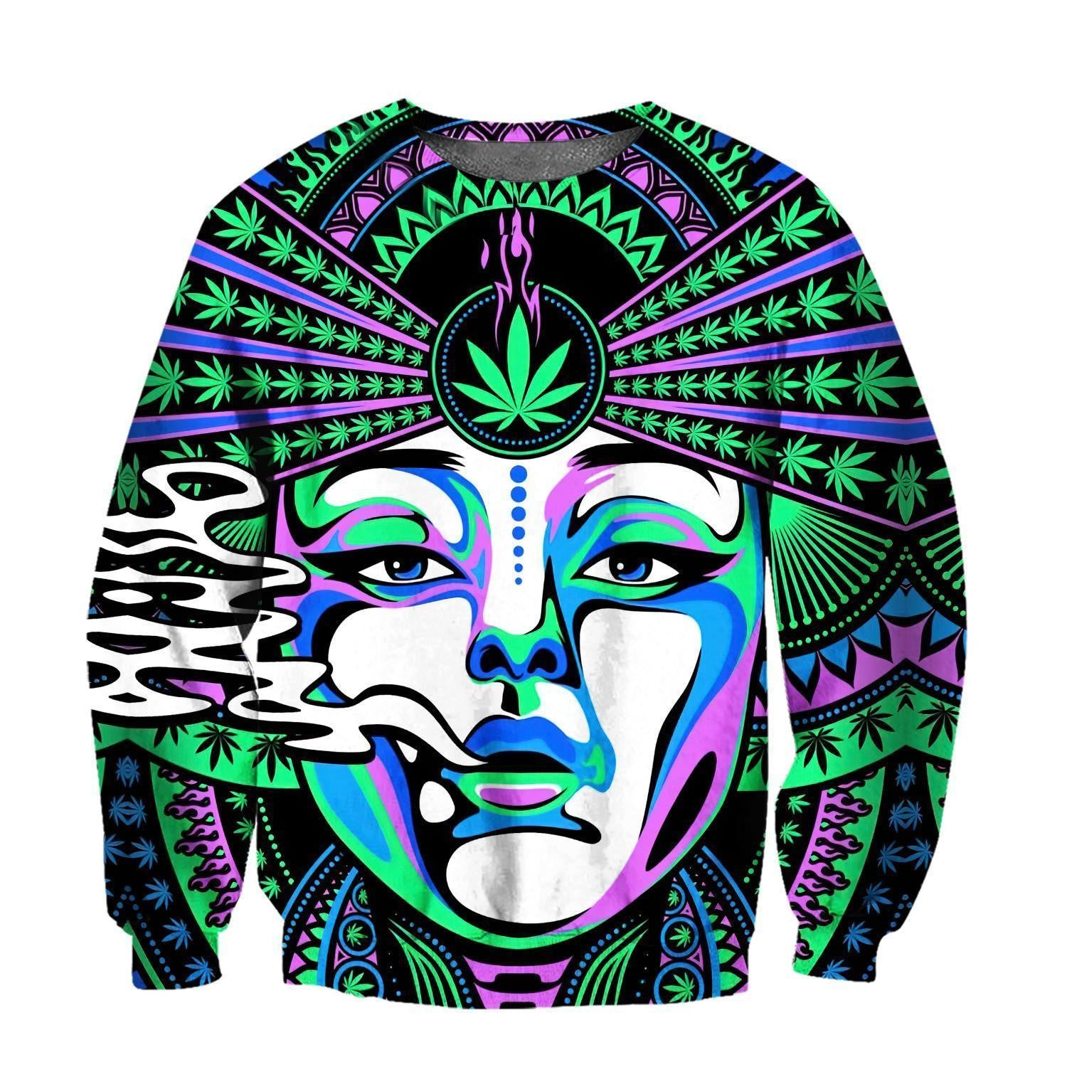 Beautiful Hippie Girl Hoodie For Men And Women