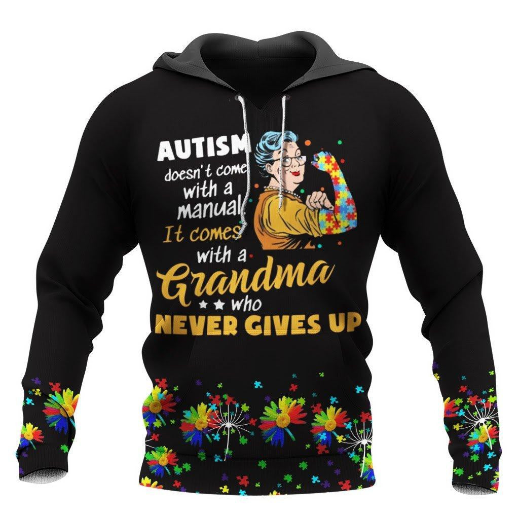 Autism Come with Gramma 3D All Over Printed Shirts for Men and Women TT050301 - Amaze Style™-Apparel