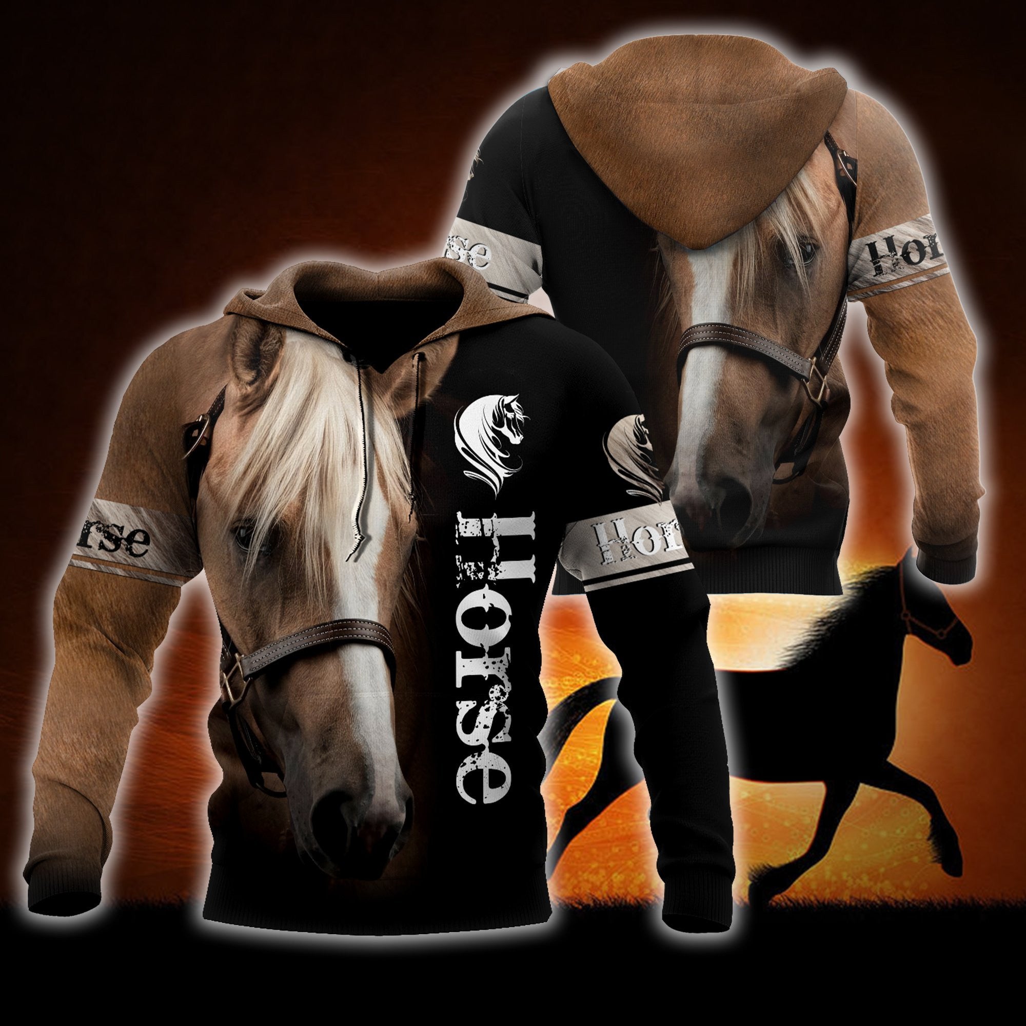 Beautiful Horse 3D All Over Printed Shirts For Men and Women MH2208205 - Amaze Style™-Apparel