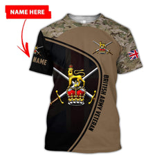 Custom Name XT British Army 3D Printed Shirts - Amaze Style™