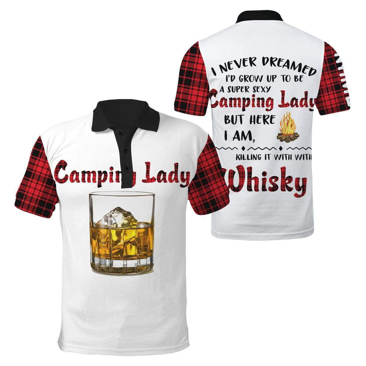 3D All Over Printed Camping  Lady Unisex Shirts Custom Name XT - Amaze Style™-Apparel