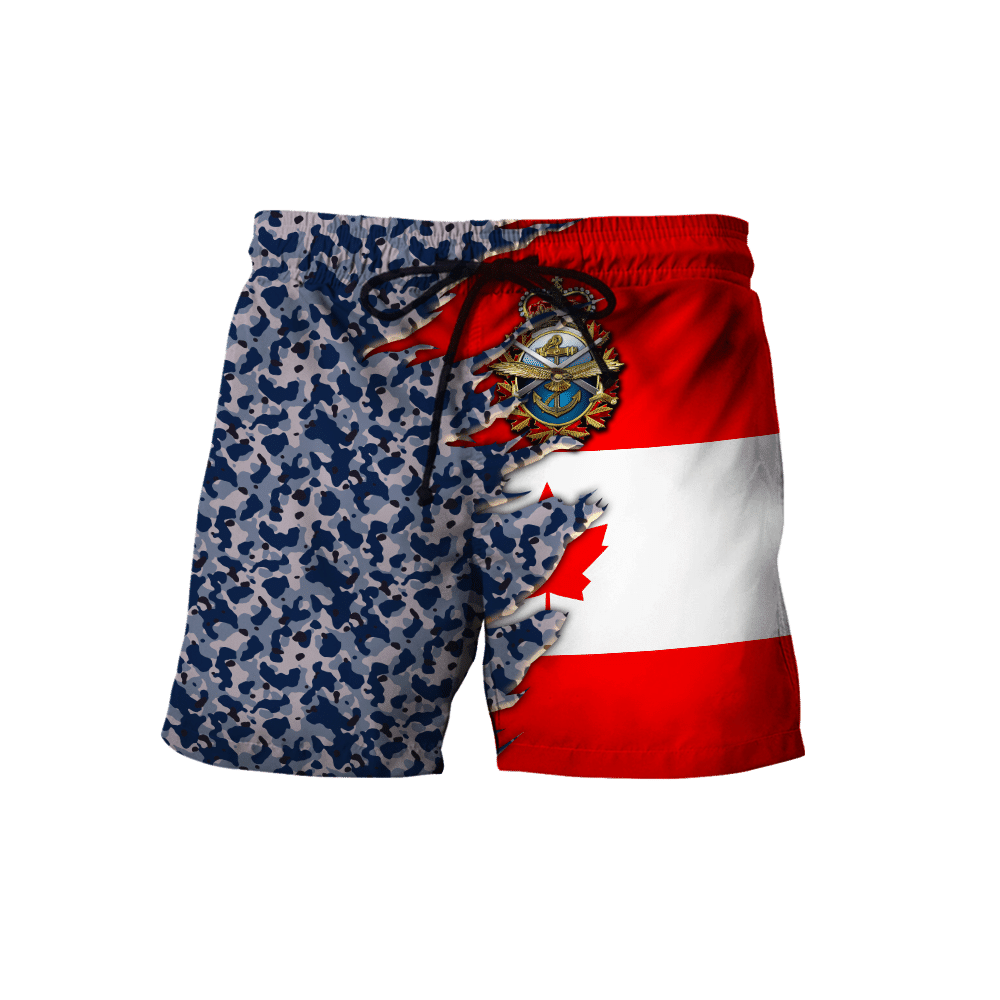 Canadian Navy Veteran 3D All Over Printed Shirts Hoodie