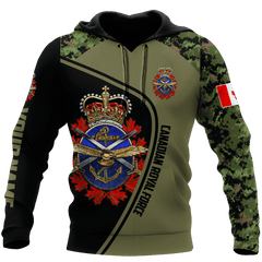 Personalized Name Xt Canadian Armed Forces Veteran 3D All Over Printed Shirts Hoodie