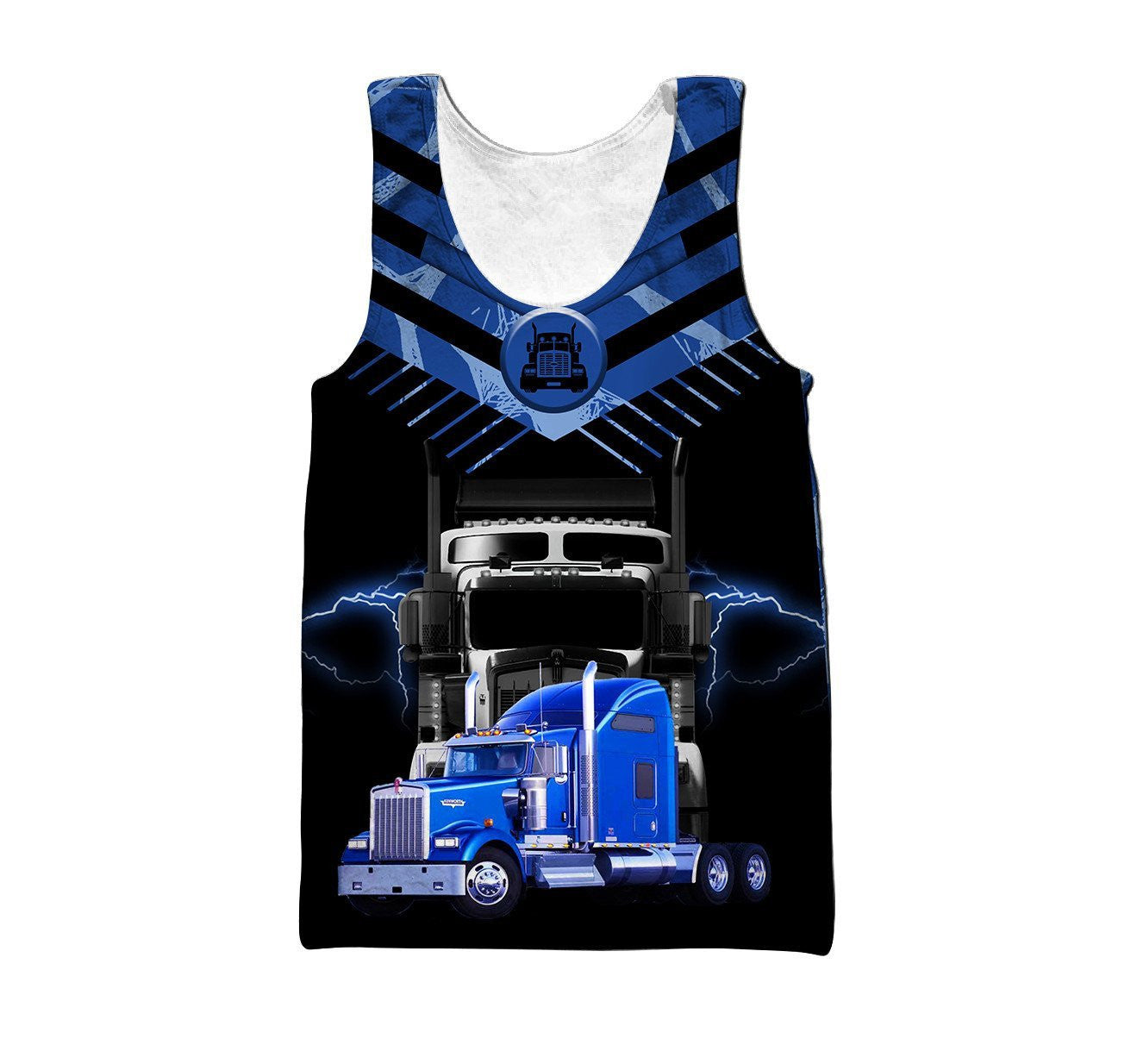 Truck Lover Unisex Shirts Custom Name Hoodie 3D All Over Printed