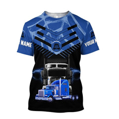 Truck Lover Unisex Shirts Custom Name Hoodie 3D All Over Printed