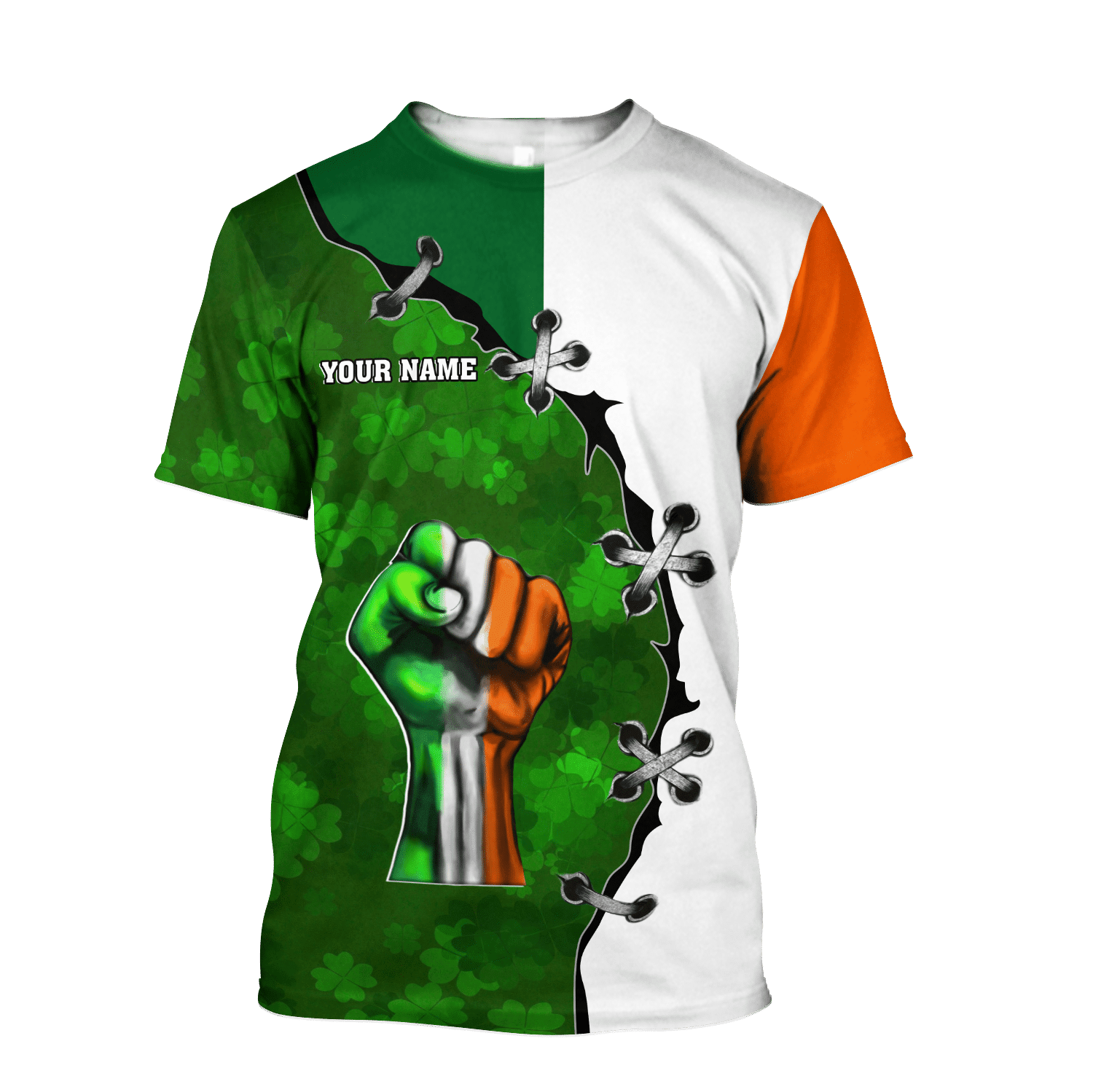 Irish Pride- St Patrick Day Unisex Shirts Custom Name Xt Hoodie 3D All Over Printed