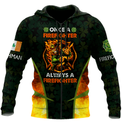 Irish- Firefighter Unisex Shirts Hoodie 3D All Over Printed