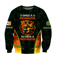 Irish- Firefighter Unisex Shirts Hoodie 3D All Over Printed