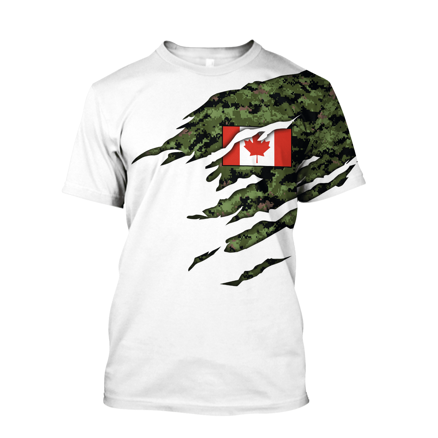 Canadian Veteran 3D Printed Clothes Hoodie