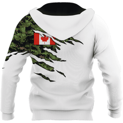 Canadian Veteran 3D Printed Clothes Hoodie