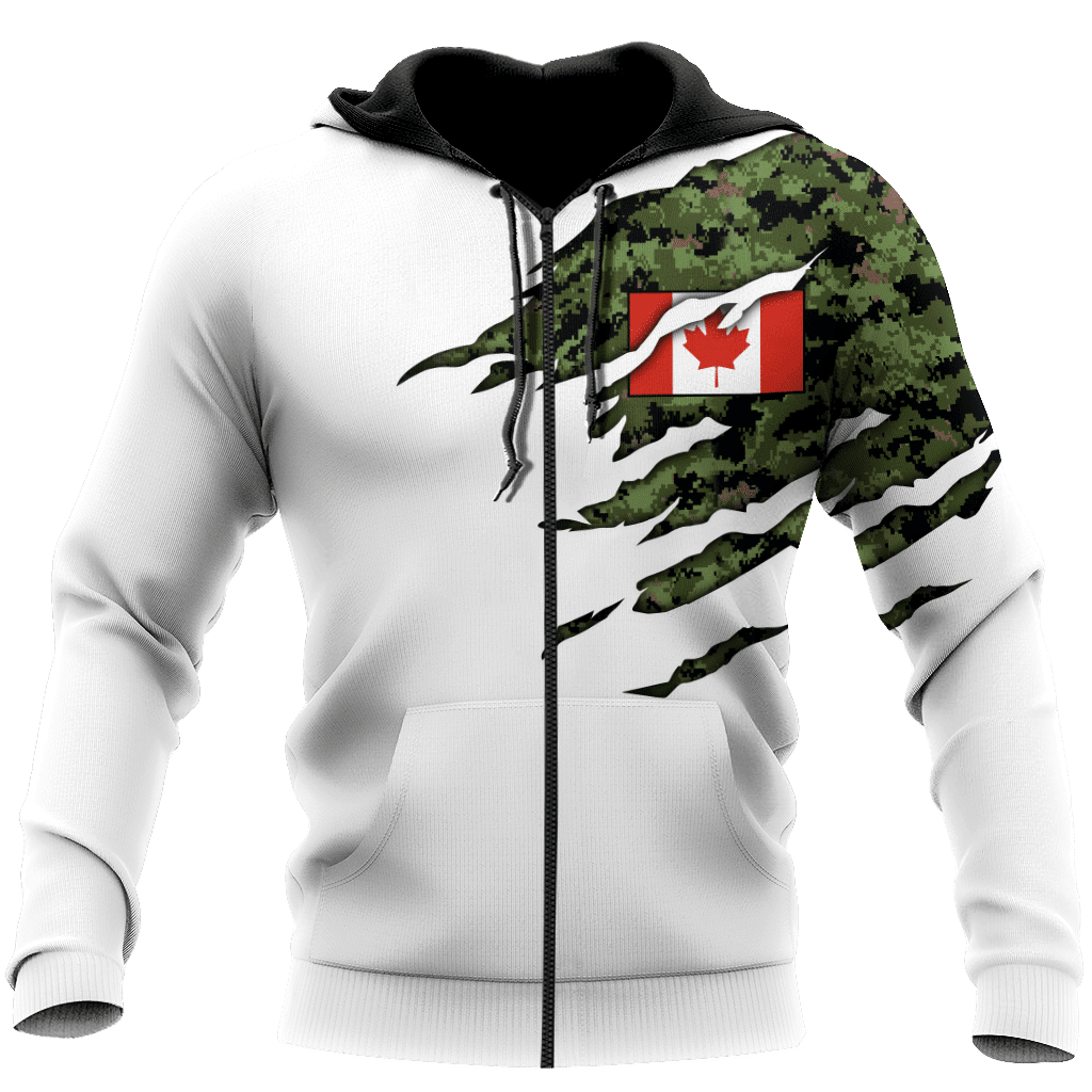 Canadian Veteran 3D Printed Clothes Hoodie