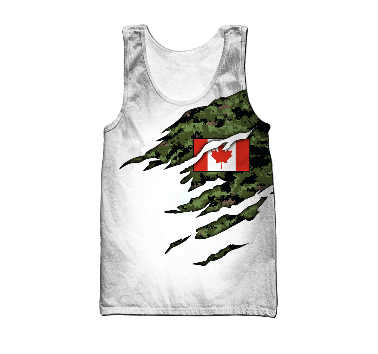 Canadian Veteran 3D Printed Clothes Hoodie