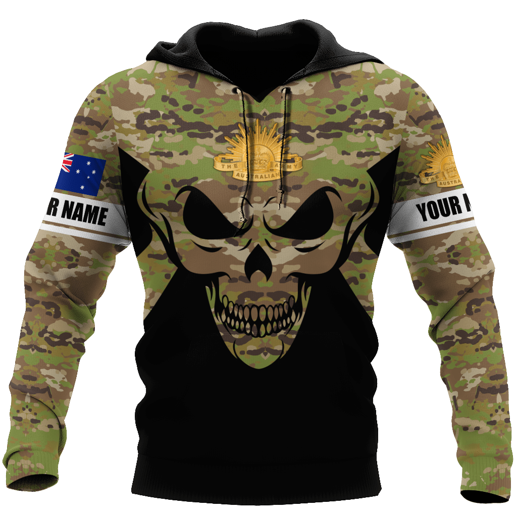 Personalized Name Xt Australian Veteran 3D Printed Clothes Hoodie