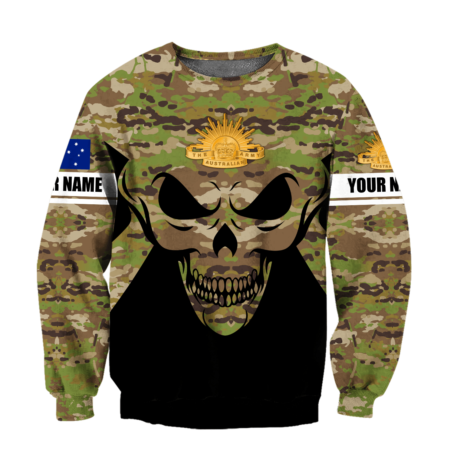 Personalized Name Xt Australian Veteran 3D Printed Clothes Hoodie