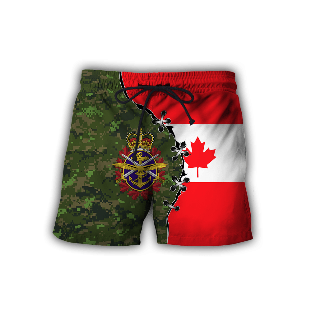 Canadian Veteran  3D All Over Printed Shirts