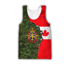 Canadian Veteran  3D All Over Printed Shirts