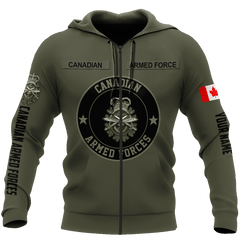 Personalized Name Xt Canada Armed Forces 3D Printed Shirts Hoodie