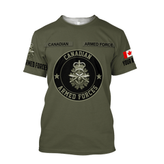 Personalized Name Xt Canada Armed Forces 3D Printed Shirts Hoodie