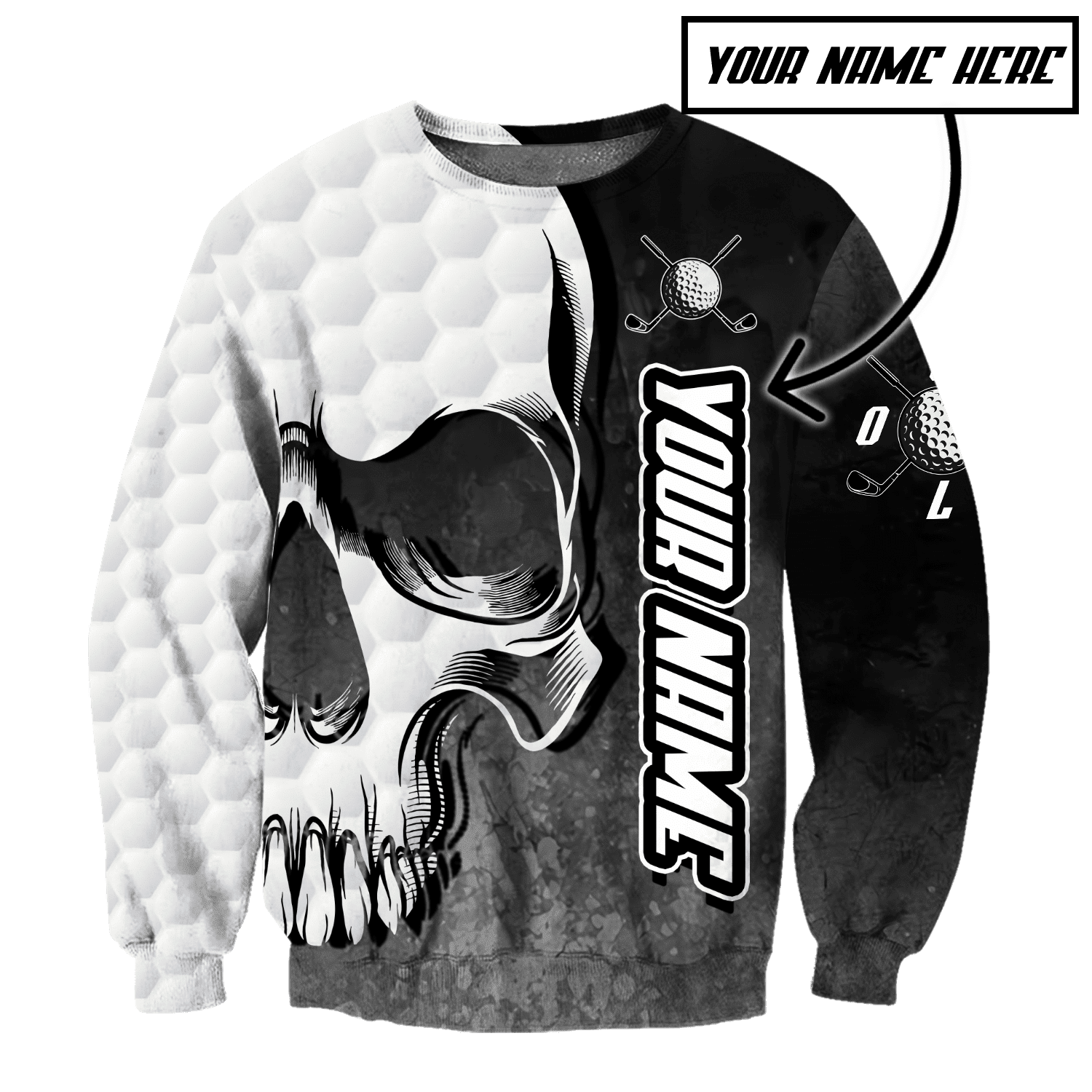 Custom Name Xt Golf Lover 3D Printed Clothes Hoodie