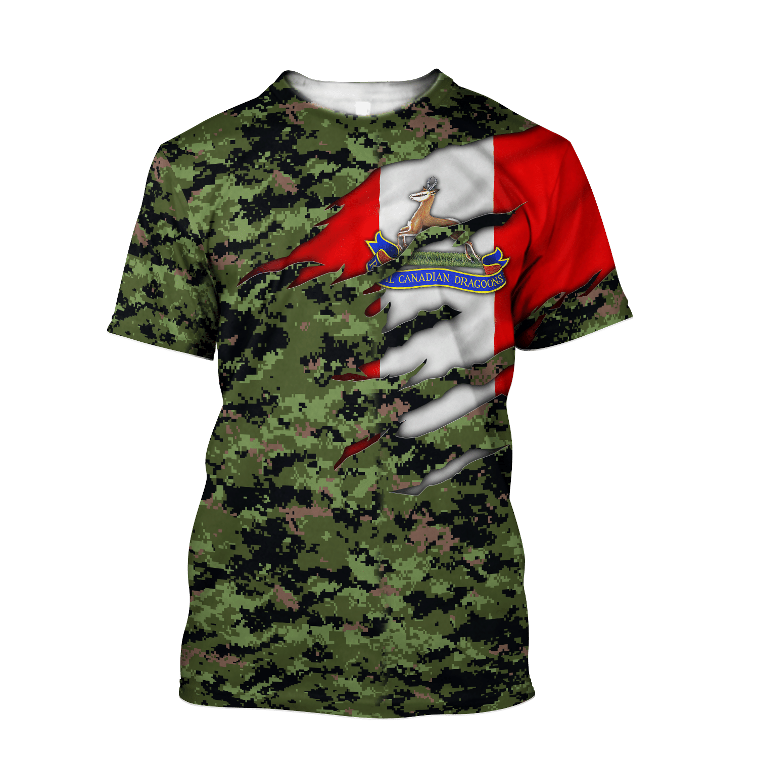 Royal Canadian Dragoons Pullover 3D All Over Printed Shirts Hoodie