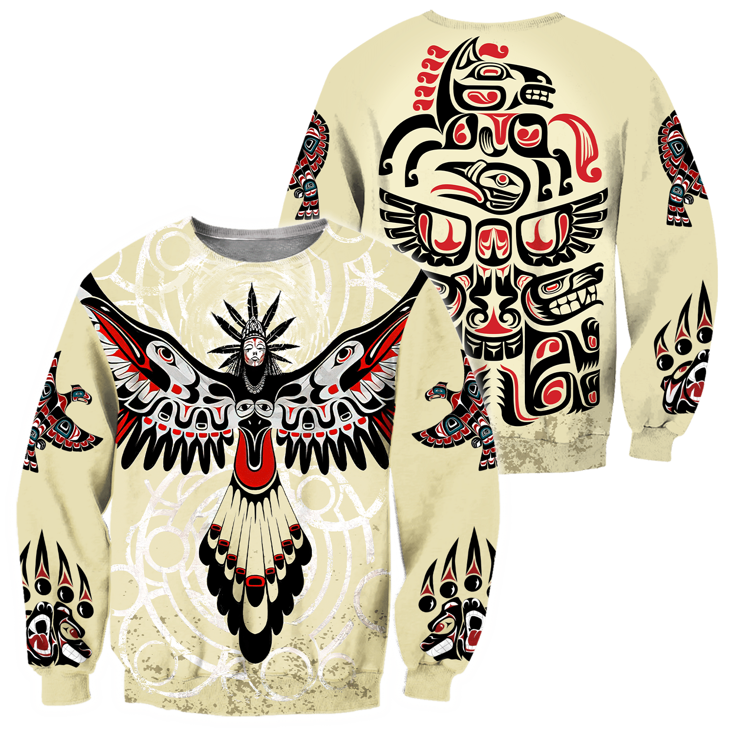 Haida Unisex Shirts Hoodie 3D All Over Printed