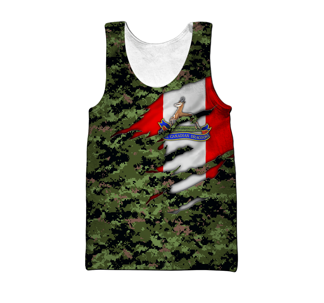 Royal Canadian Dragoons Pullover 3D All Over Printed Shirts Hoodie