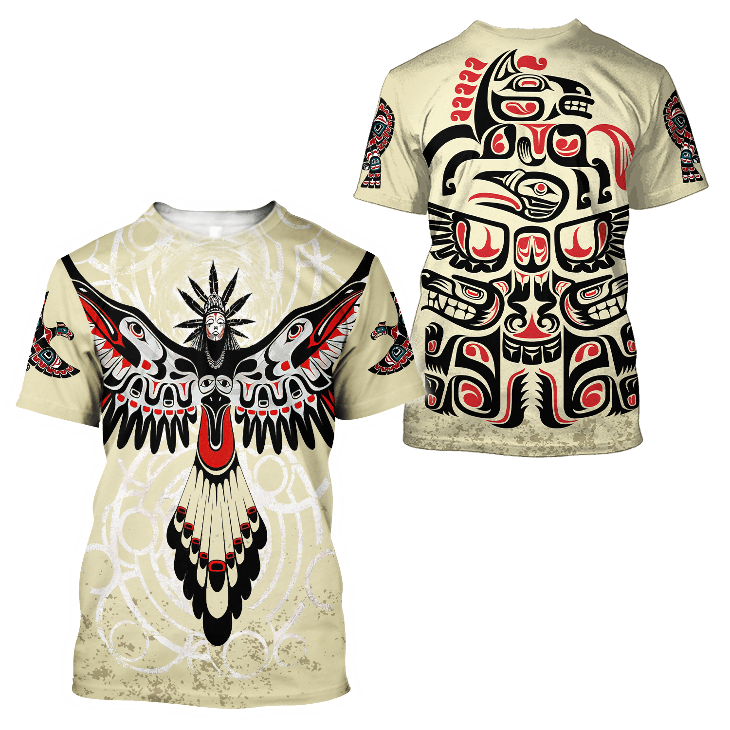 Haida Unisex Shirts Hoodie 3D All Over Printed