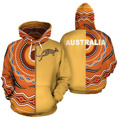 3D All Over Printed Australia Hoodie Kangaroo Aboriginal PL - Amaze Style™