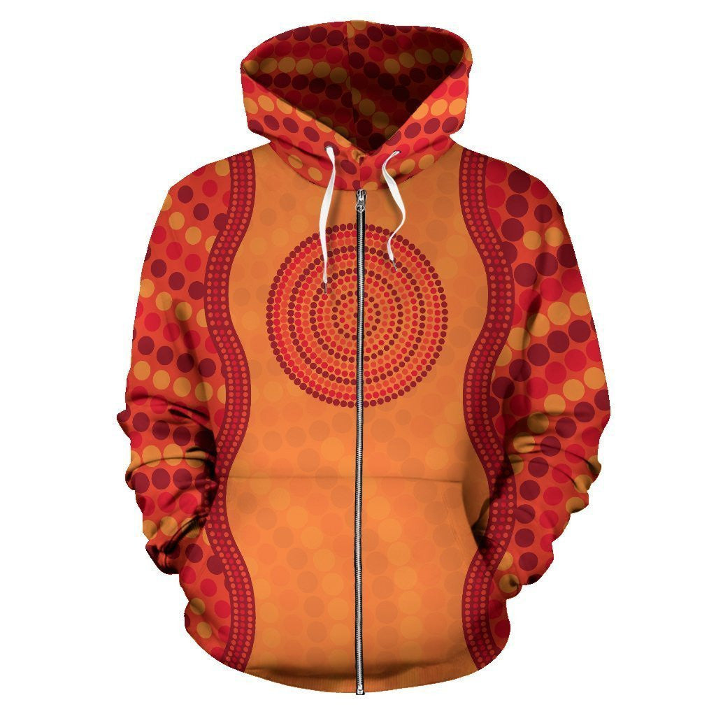 Australia Hoodie Kangaroo Aboriginal -NNK1493 - Amaze Style™-Apparel