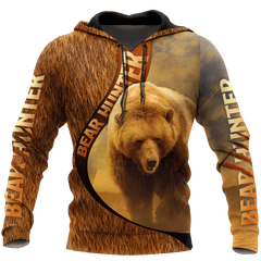 Bears hunter camo 3D all over printer shirts for man and women Pi211202 PL - Amaze Style™-Apparel