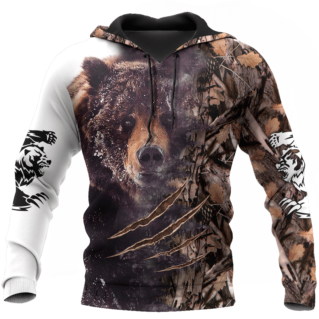 BEAR HUNTING CAMO 3D ALL OVER PRINTED SHIRTS FOR MEN AND WOMEN Pi071202 PL - Amaze Style™-Apparel