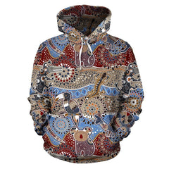 Australia Aboriginal™ Hoodie 02 -NNK1484 - Amaze Style™-Apparel