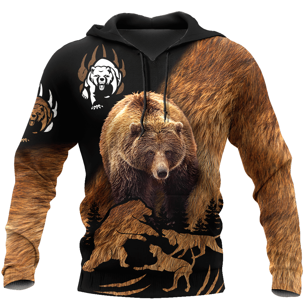 BEAR HUNTING CAMO 3D ALL OVER PRINTED SHIRTS FOR MEN AND WOMEN Pi071203 PL - Amaze Style™-Apparel