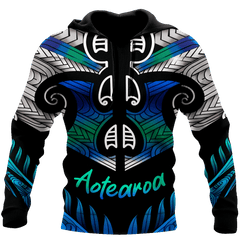 Aoteatoa New Zealand Maori 3d all over printed shirt and short for man and women - Amaze Style™-Apparel