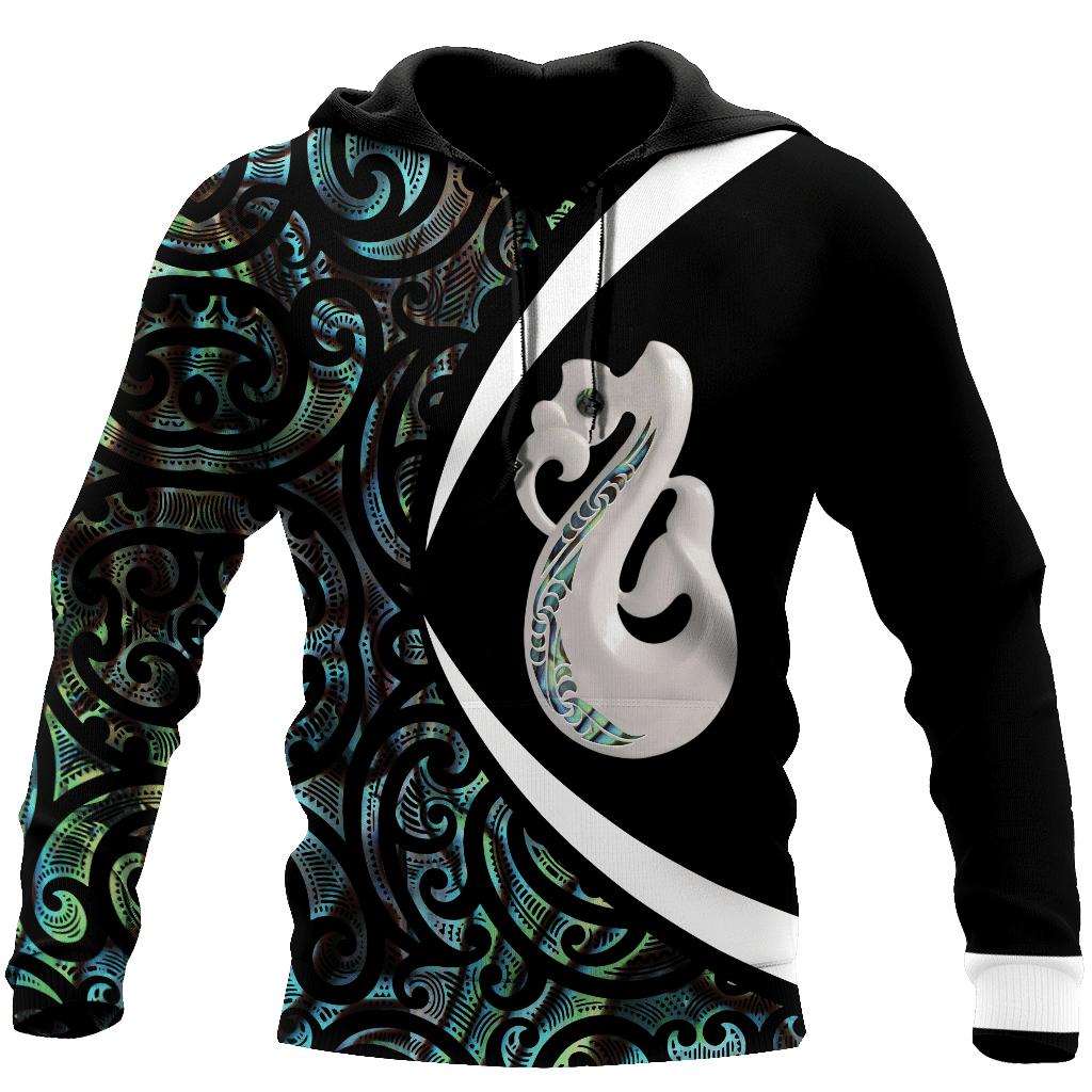 Aotearoa Manaia Silver Fern Paua Shell 3d all over printed shirt and short for man and women - Amaze Style™-Apparel