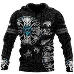 Aotearoa Maori manaia 3d all over printed shirt and short for man and women MH270620 - Amaze Style™-Apparel